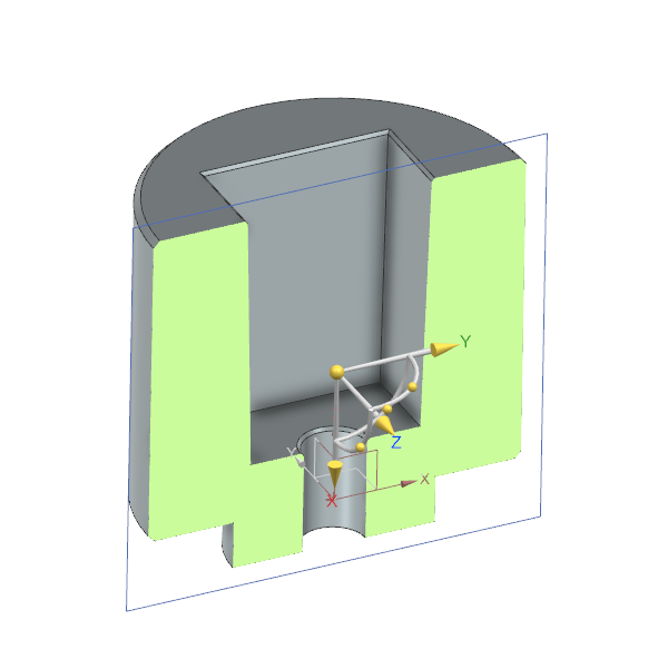 3D CAD model of E3D keychain