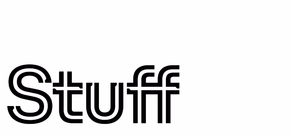 Stuff logo on white background
