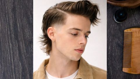 Side Part Mullet