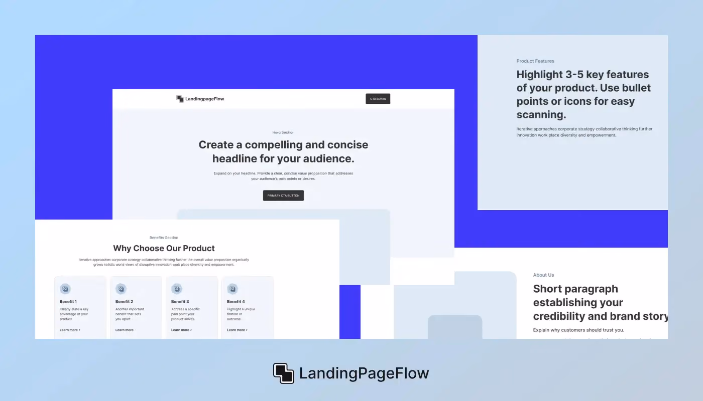 Figma is Ideal for Landing Page Design
