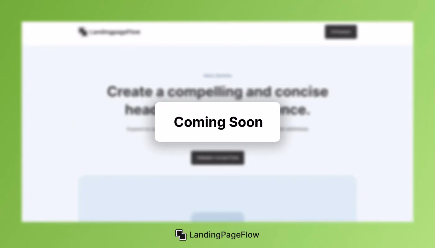 Successful Coming Soon Pages