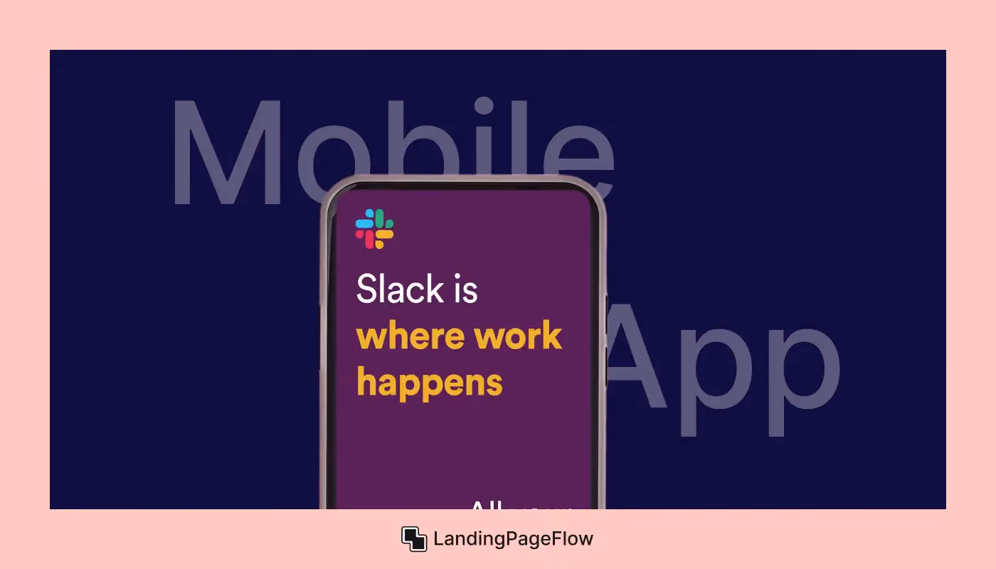 Clean and Modern Mobile App Landing Pages - Examples