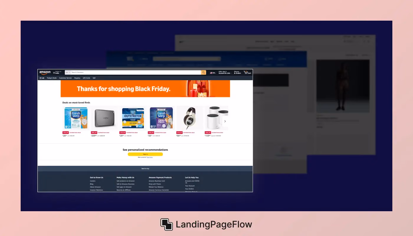 Successful Black Friday Landing Pages