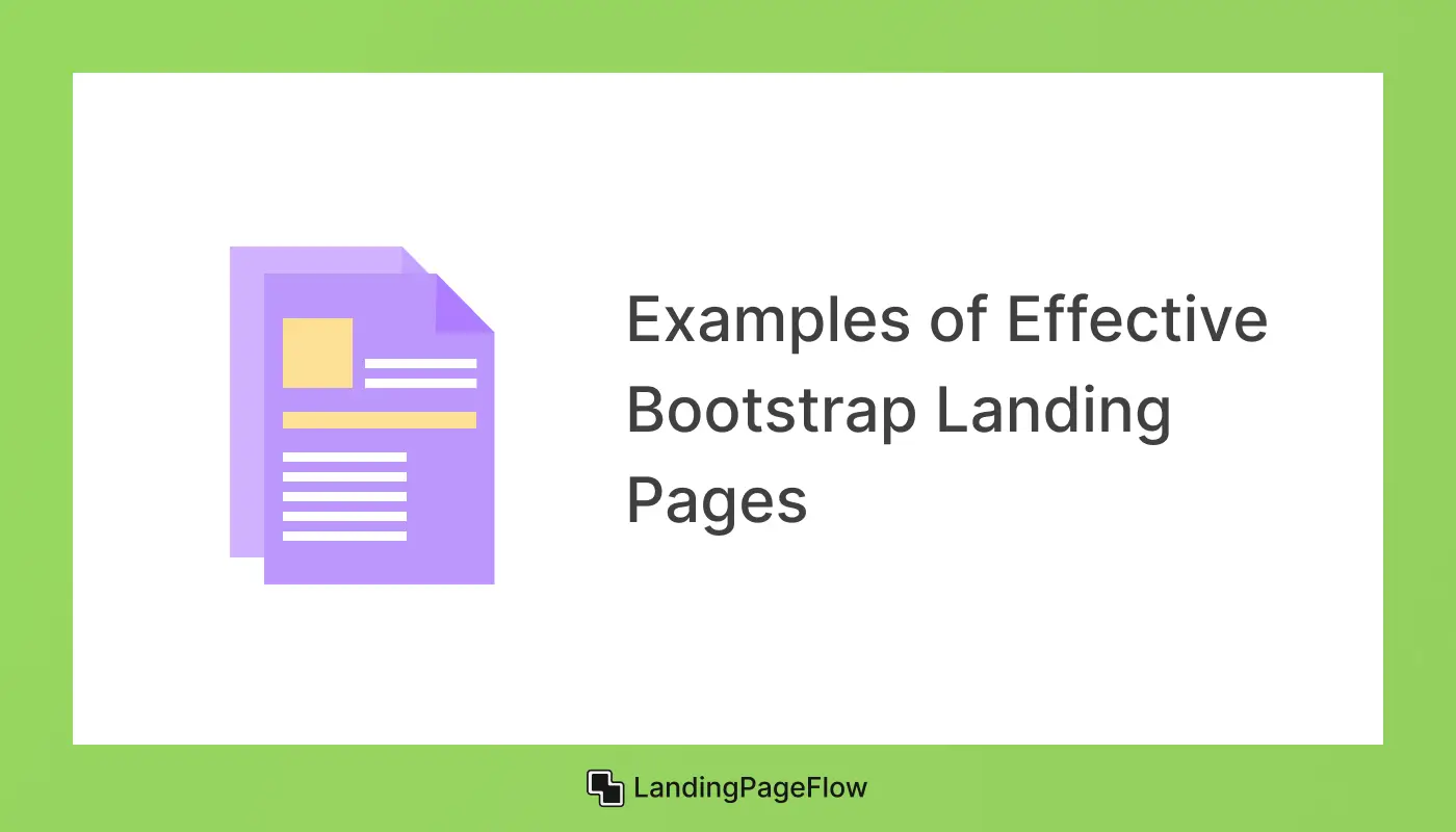 Examples of Effective Bootstrap Landing Pages