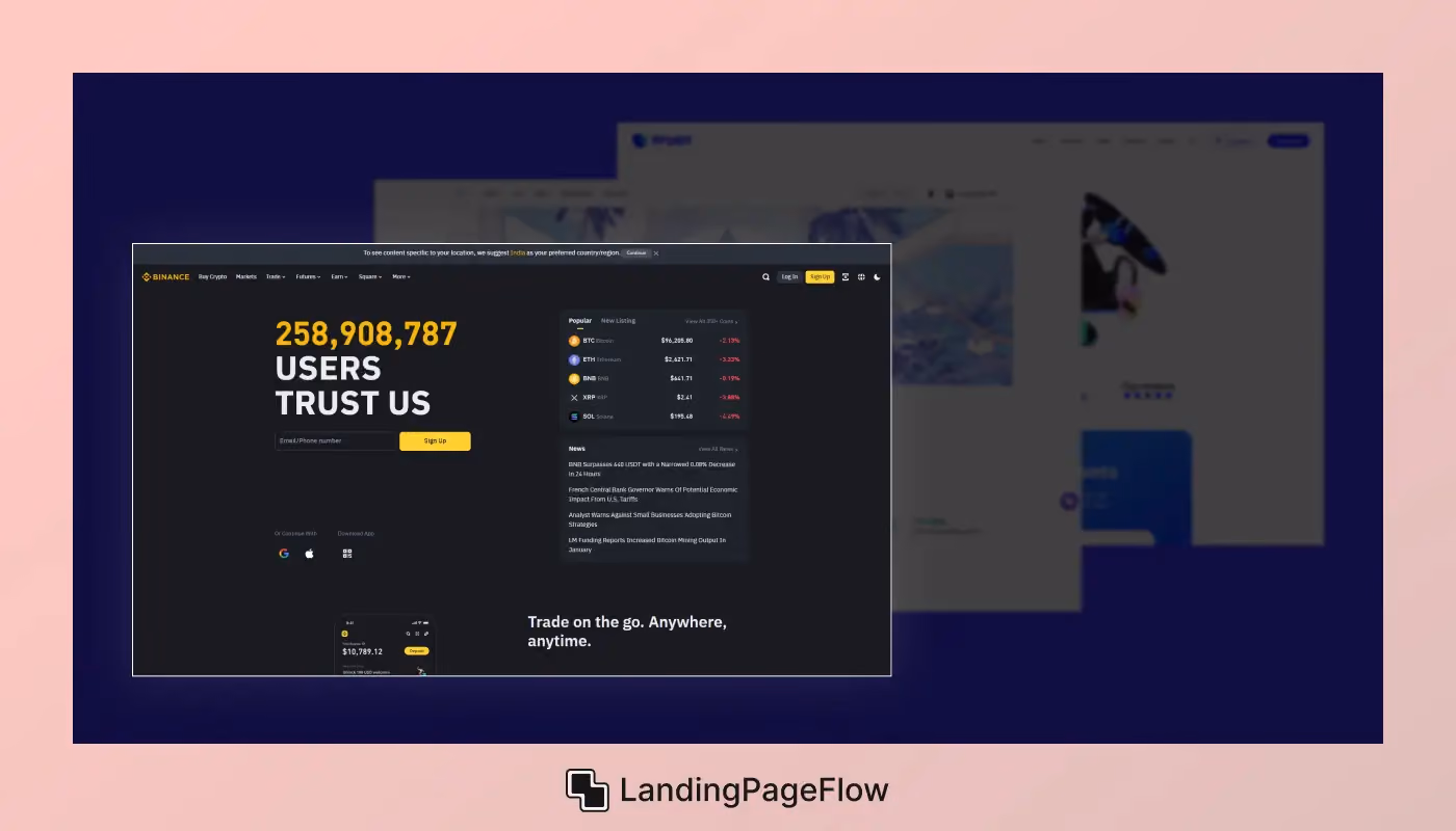 High-Converting Crypto Landing Pages