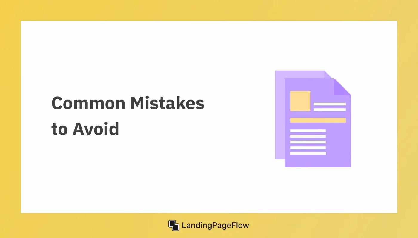 Common Mistakes to Avoid