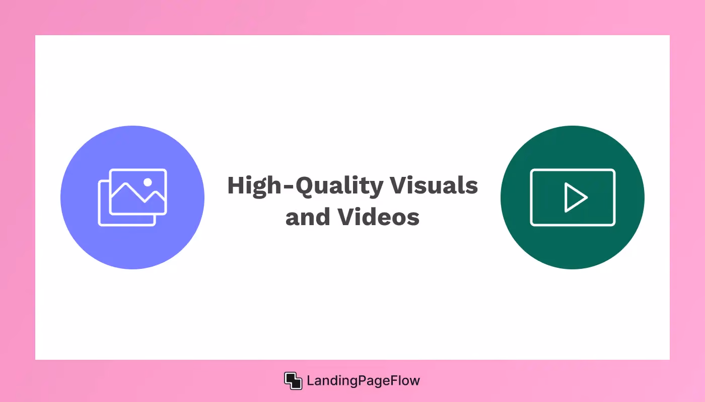 High-Quality Visuals and Videos