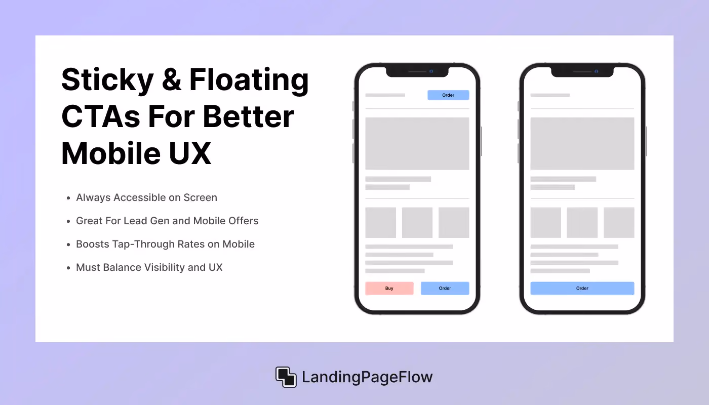 Sticky & Floating CTAs For Better Mobile UX