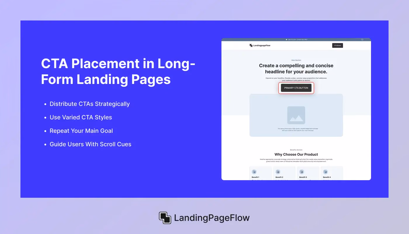 CTA Placement in Long-Form Landing Pages