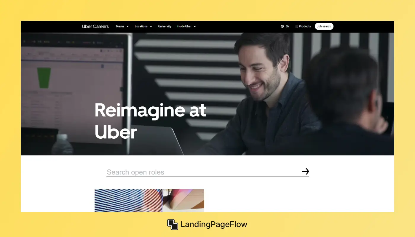 Example 4: Uber Driver Recruitment Page