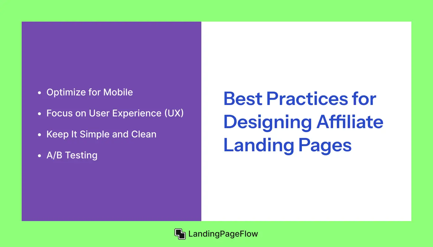 Best Practices For Designing Affiliate Landing Pages