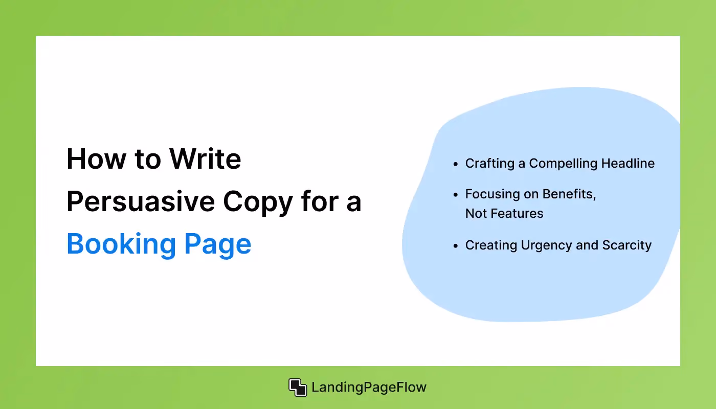 How to Write Persuasive Copy For a Booking Page