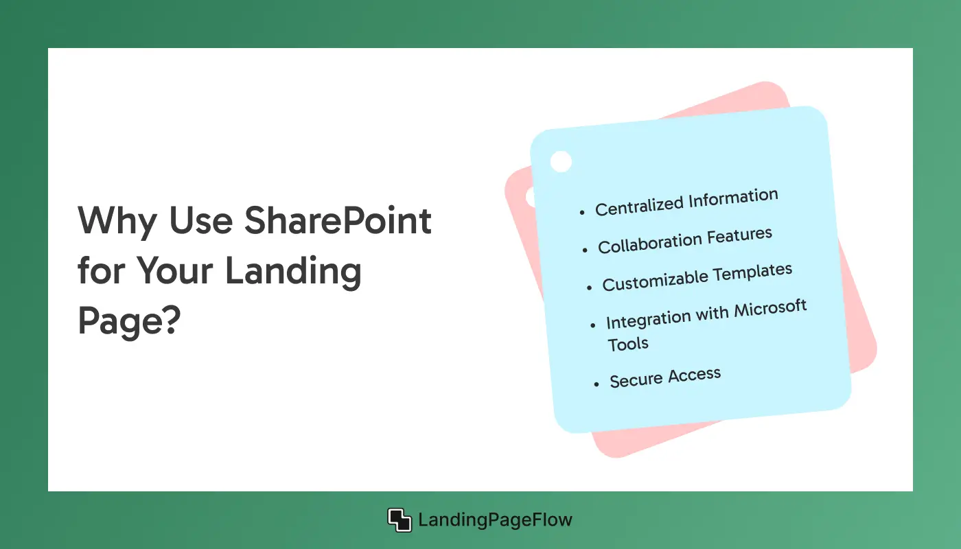 Why Use SharePoint For Your Landing Page?