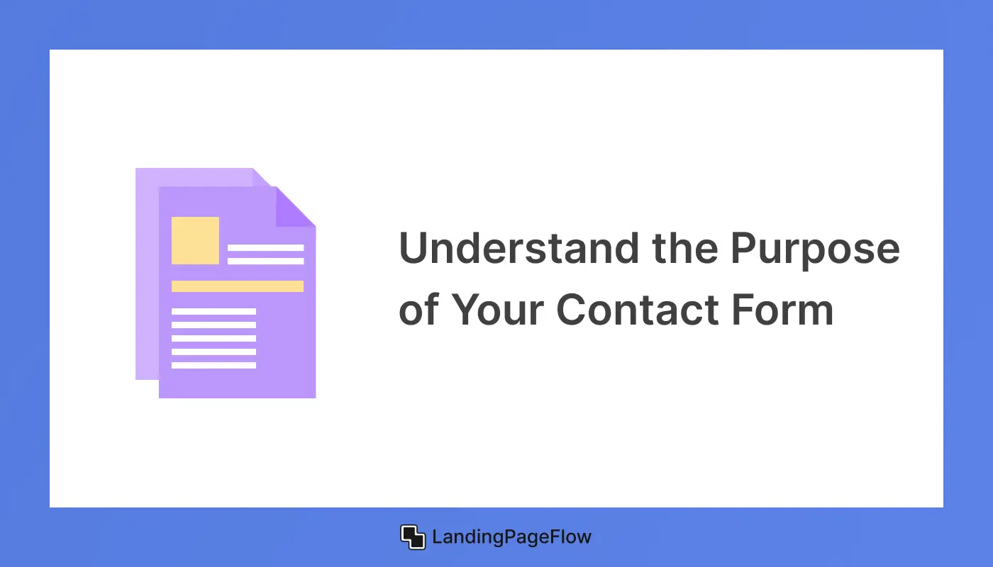 Understand the Purpose of Your Contact Form
