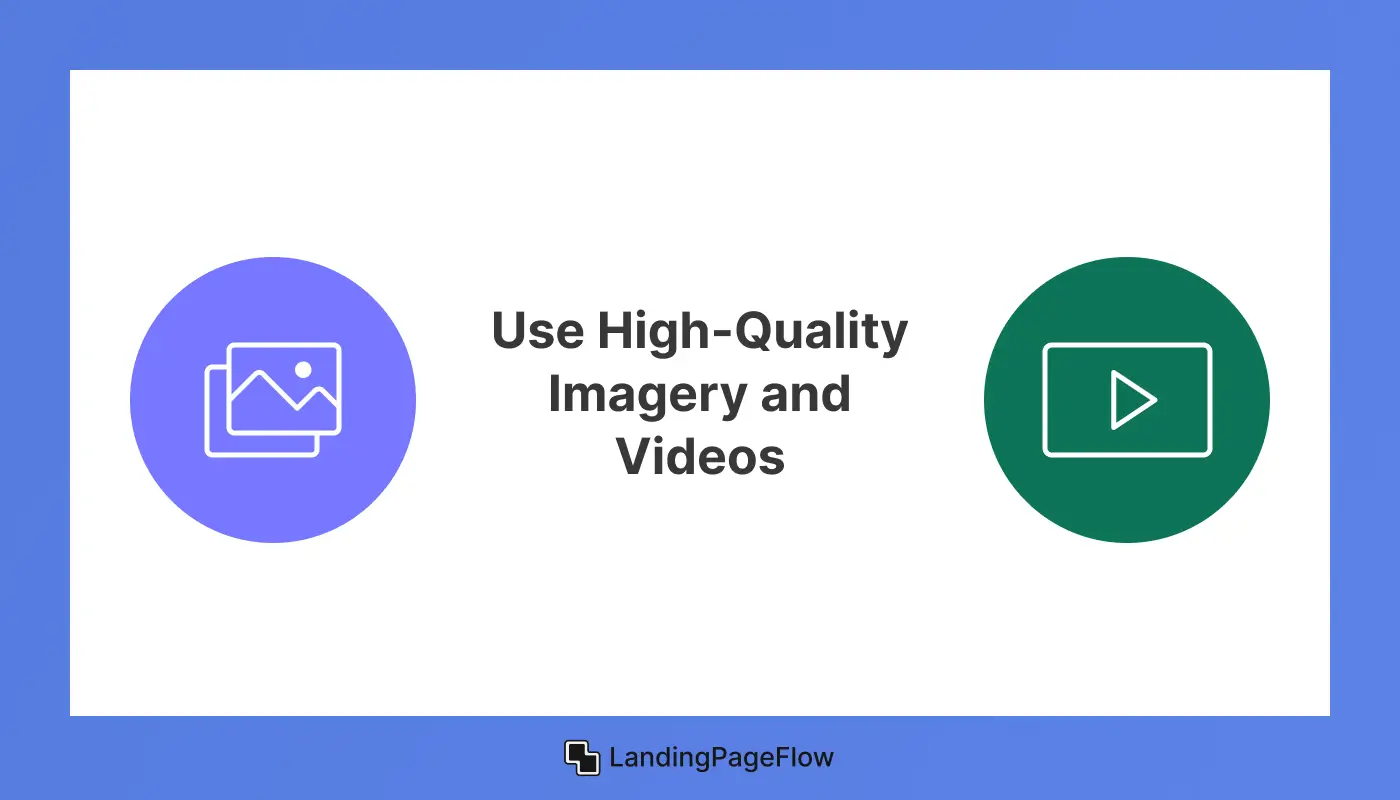 Use High-Quality Imagery and Videos