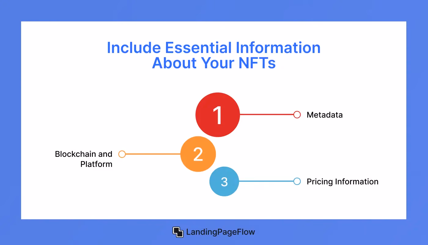 Include Essential Information About Your NFTs