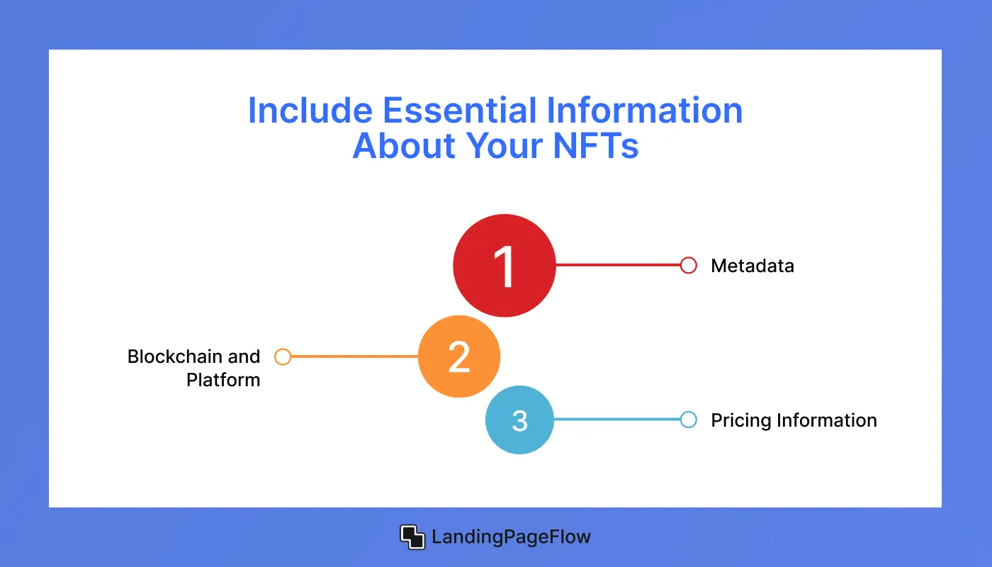 Include Essential Information About Your NFTs