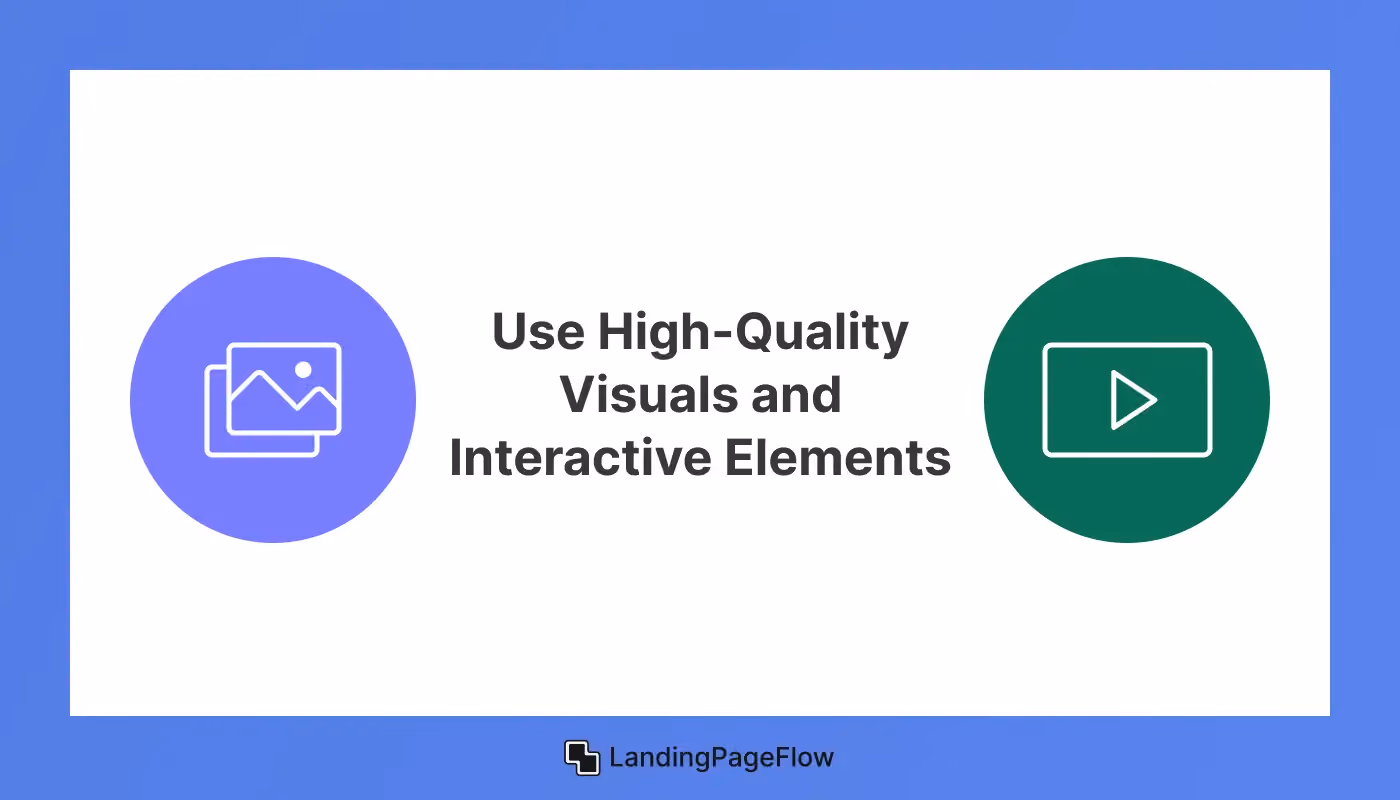 Use High-Quality Visuals and Interactive Elements
