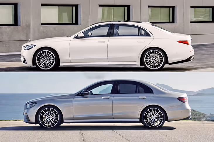 Mercedes Benz E Class vs. S Class
