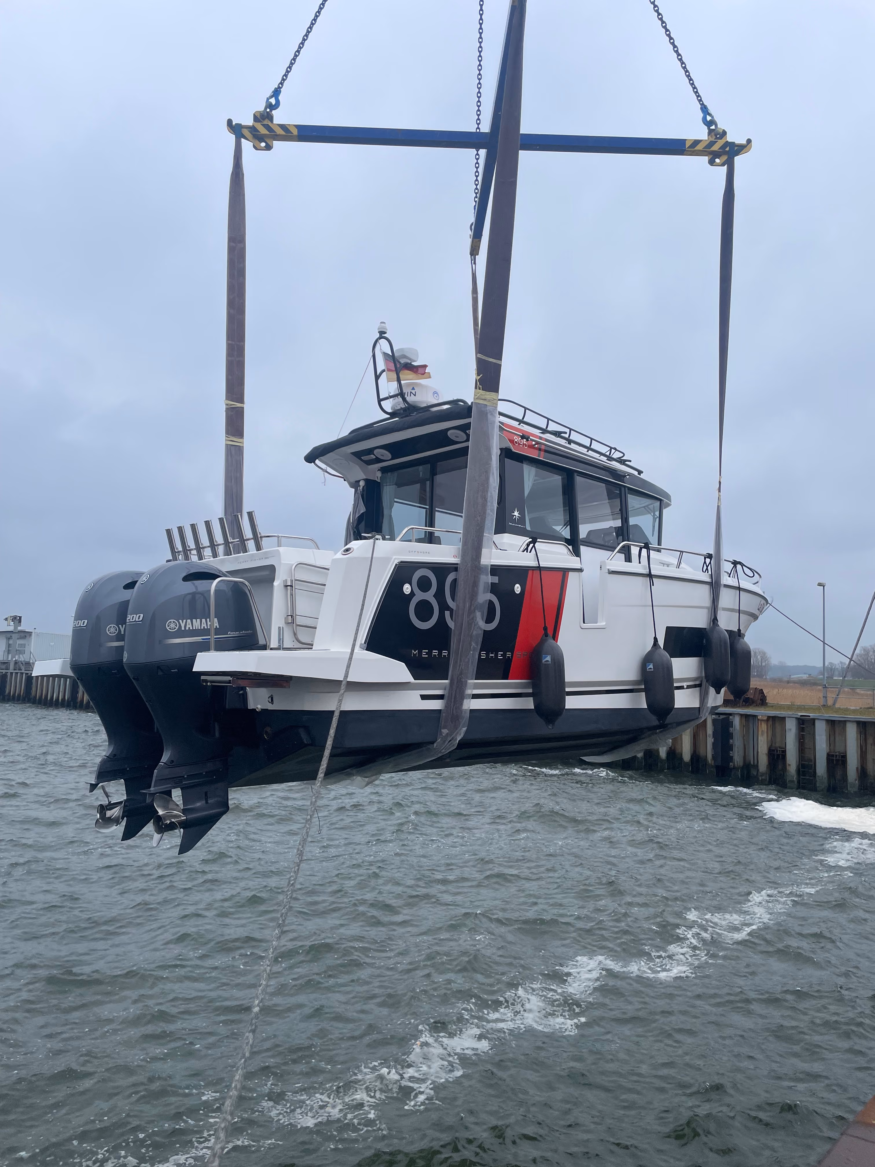 Kranen & Mast stellen und legen