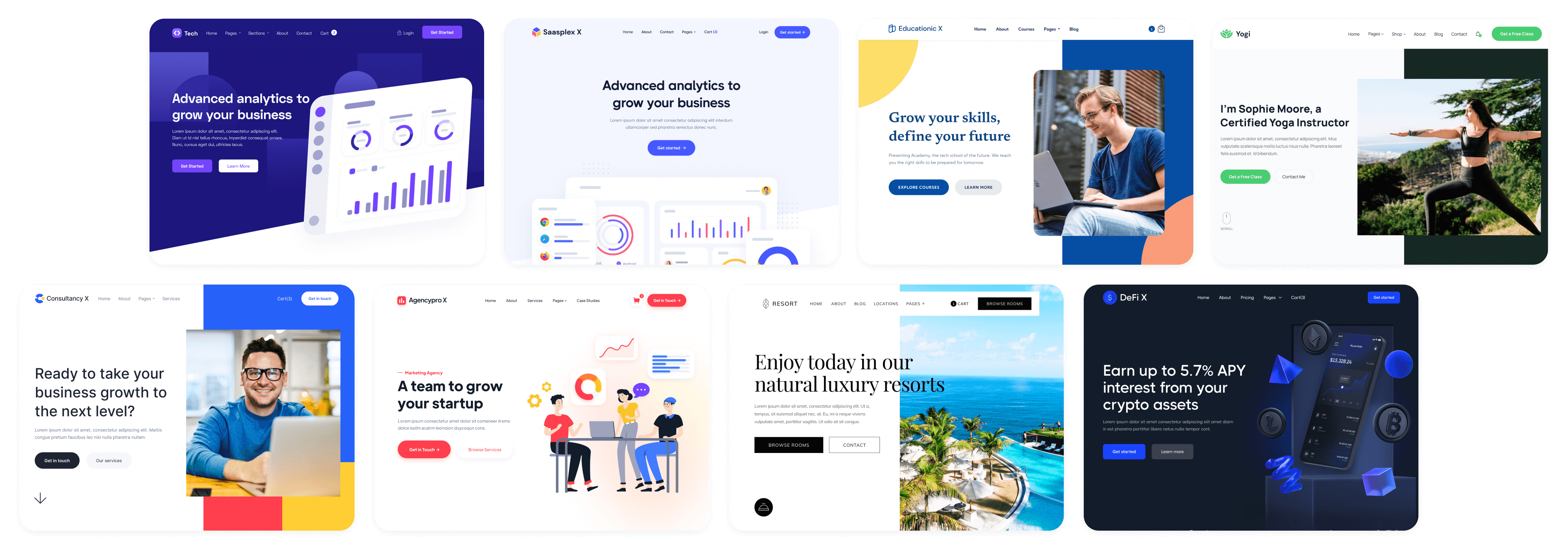 Studiopro X - Browse all Templates - Inbound Marketing Agency Webflow Template