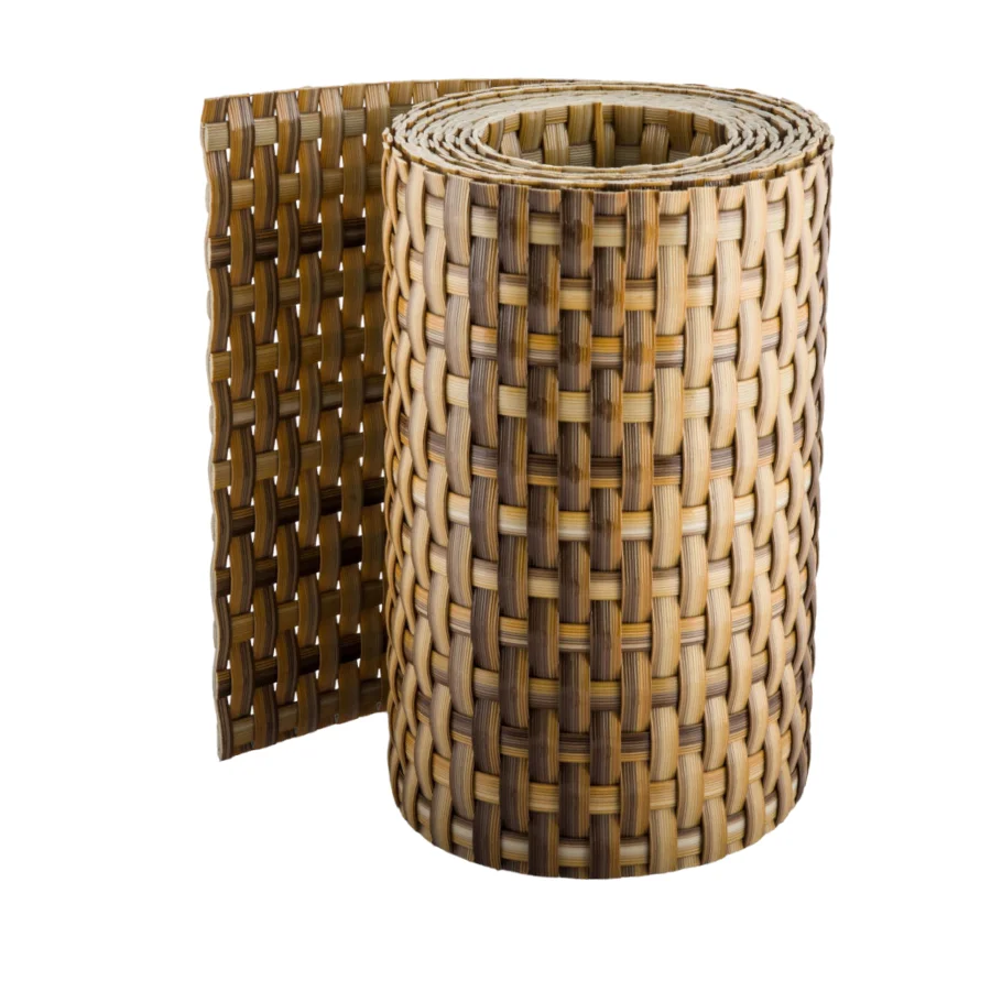 Rattan-Sichtschutzstreifen in Schilf