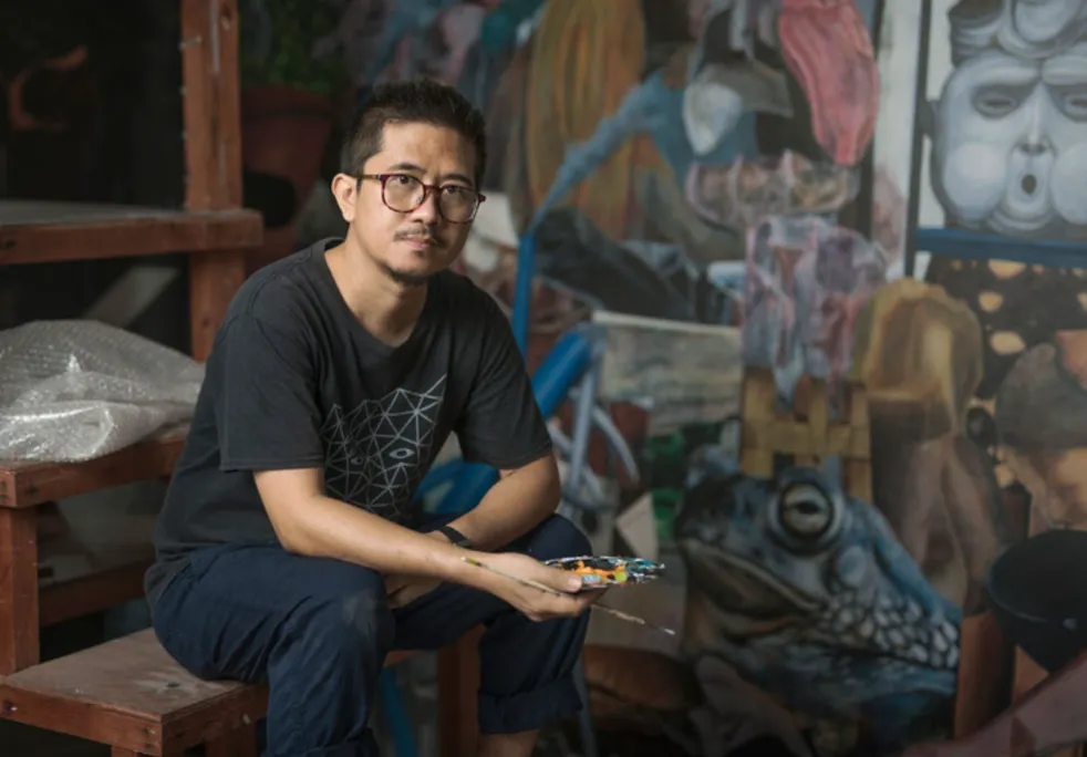 Portrait of the artist