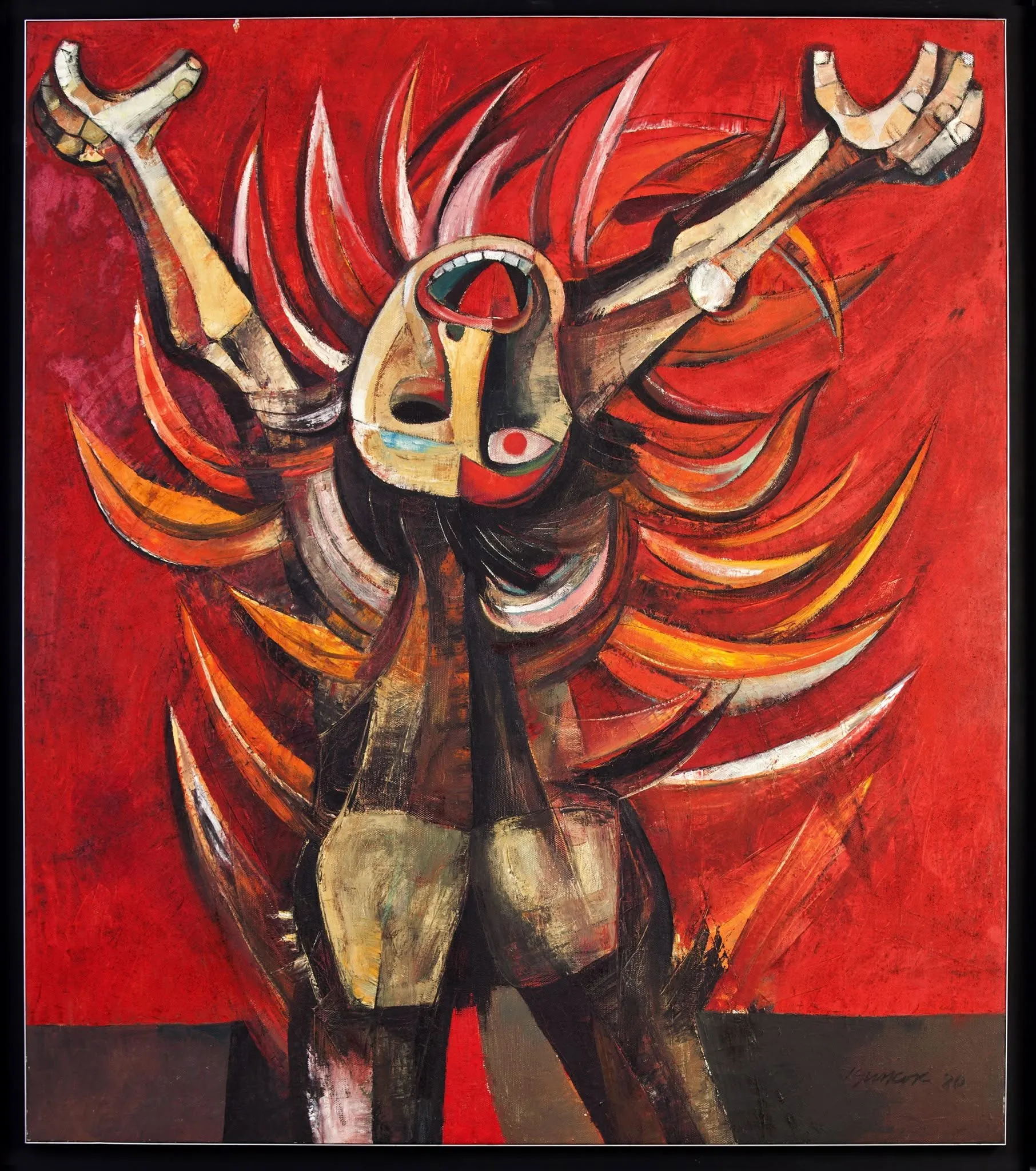 Man on Fire by Ang Kiukok, 1980