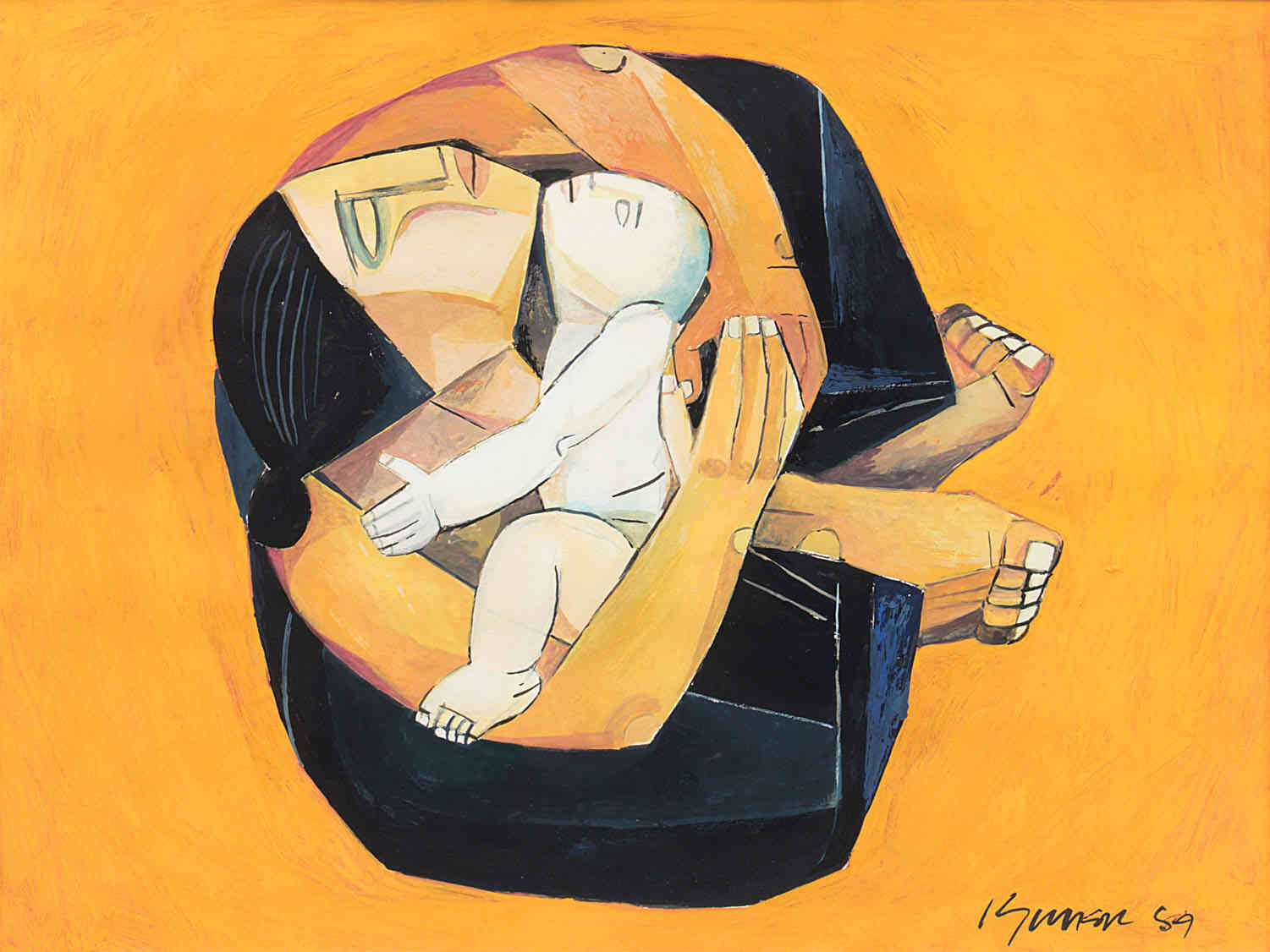 Mother and Child by Ang Kiukok, 1989