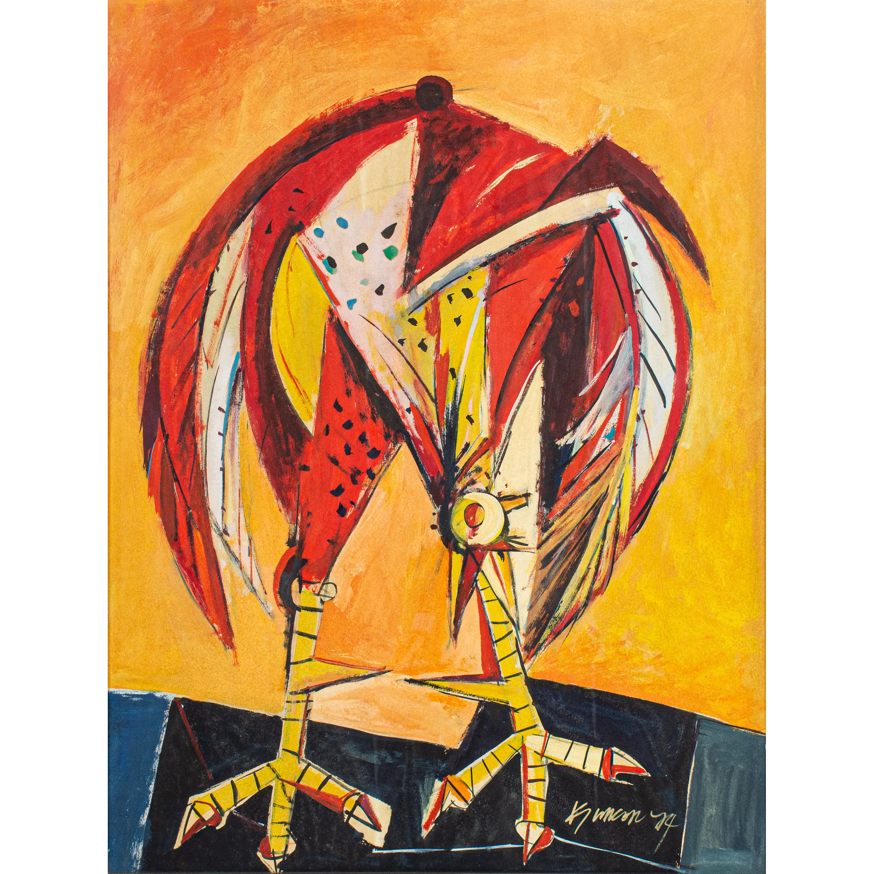 Untitled (Rooster) by Ang Kiukok, 1974