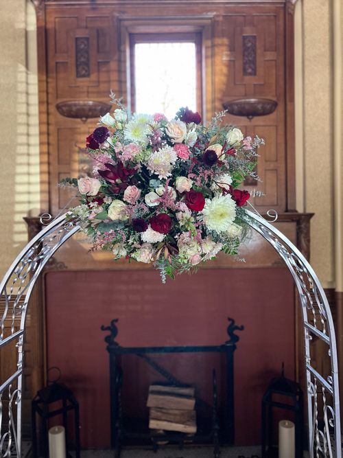 A Wedding Floral Created by Thrifty Gents
