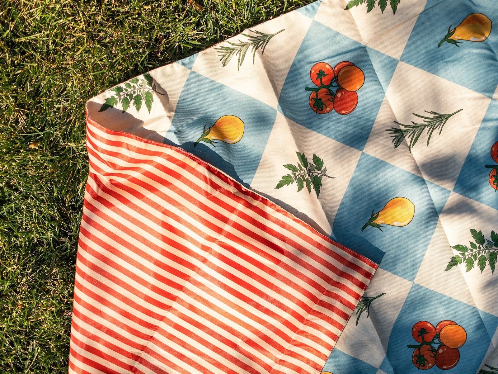 Picnic blanket with custom print