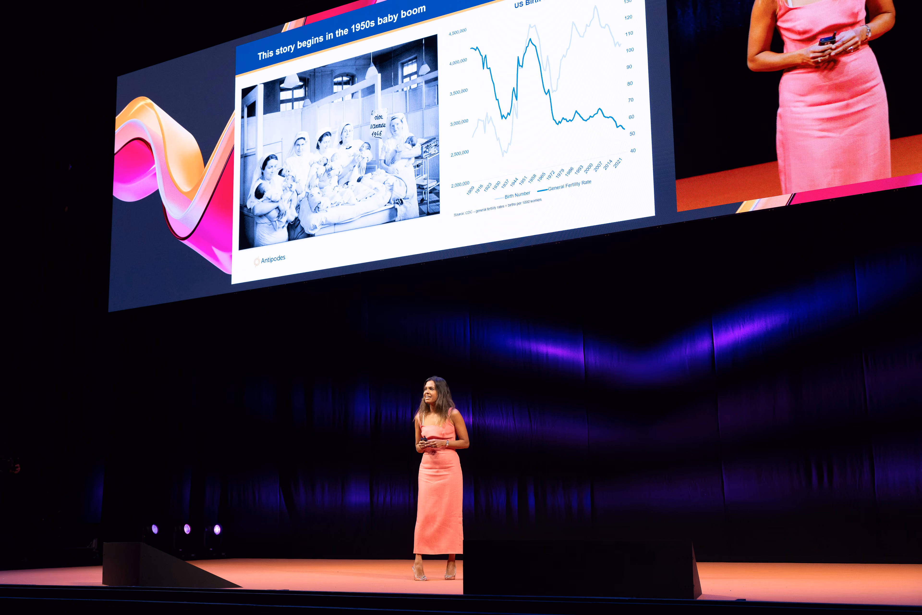 Vihari Ross presenting at the 2025 Sohn Hearts & Minds Conference