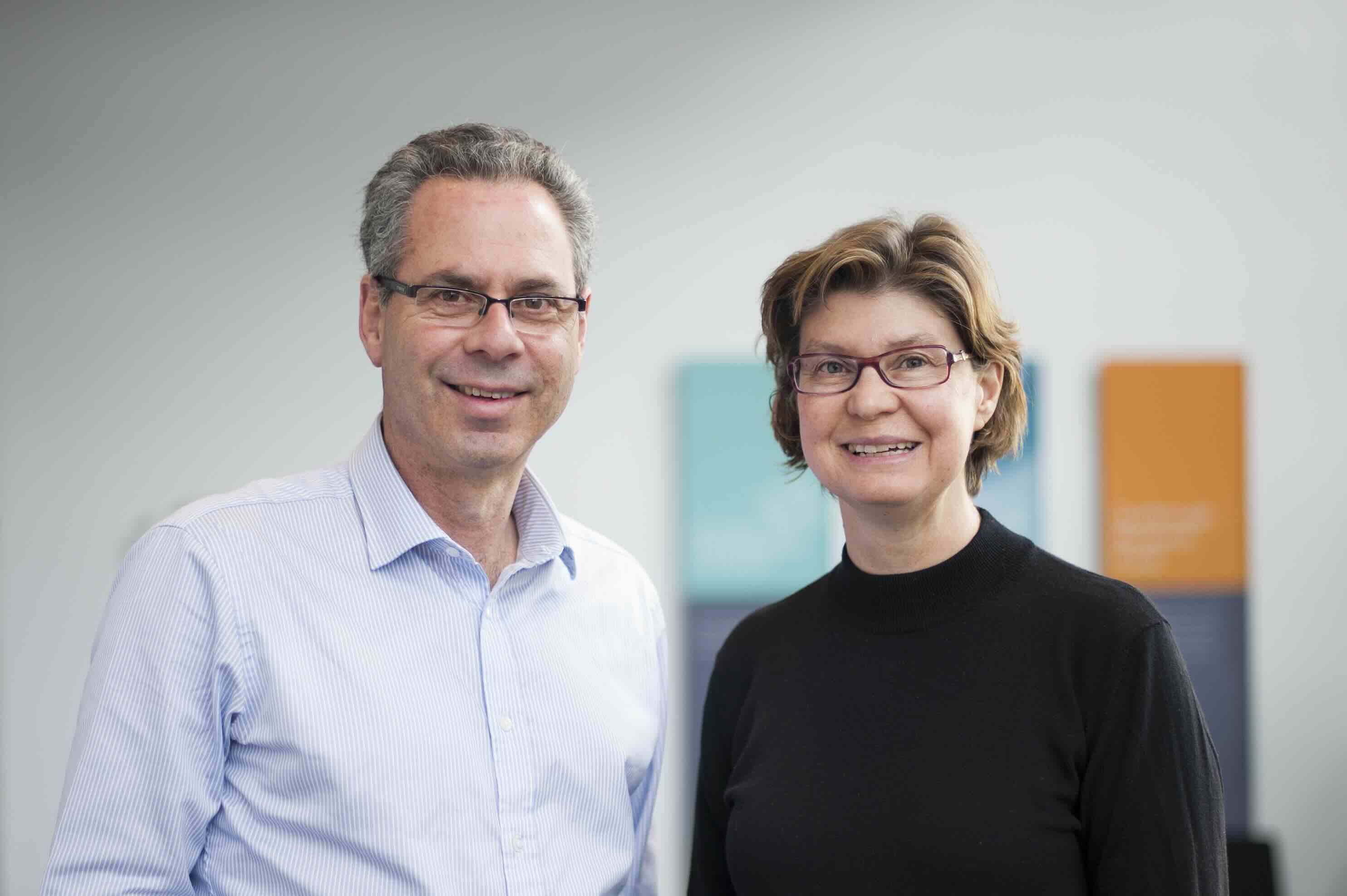 Picture: Professor Jane Visvader and Professor Geoff Lindeman from the Breast Cancer Laboratory at WEHI