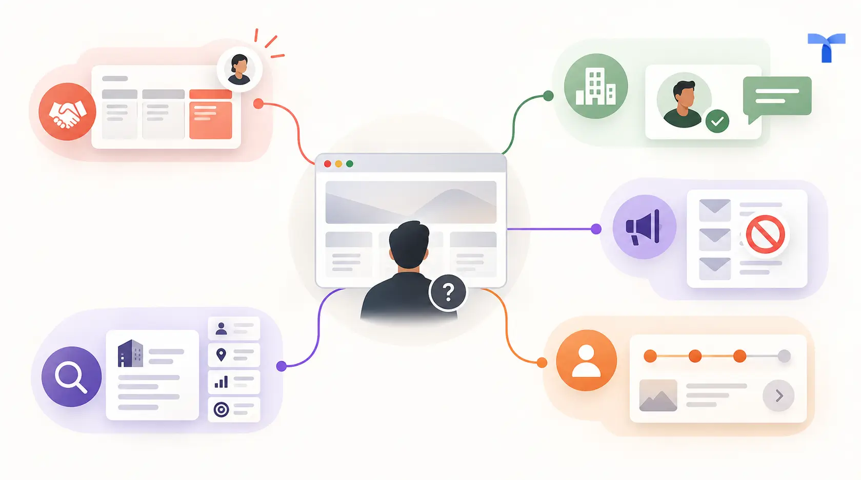 One Website Visit, Five Scenarios