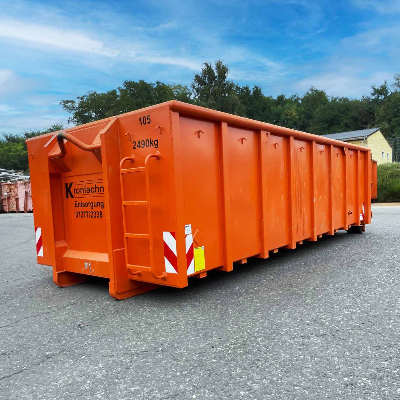Abrollcontainer mit mit 21 m³