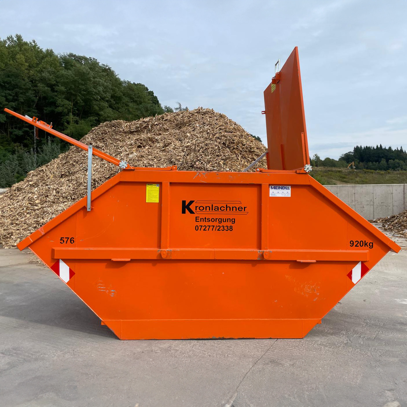 10m³ Container mit Deckel