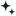 Small glitter sparkle icon with eight points and a shiny center.