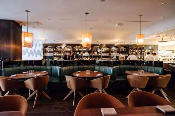 Modern rustic interior event space