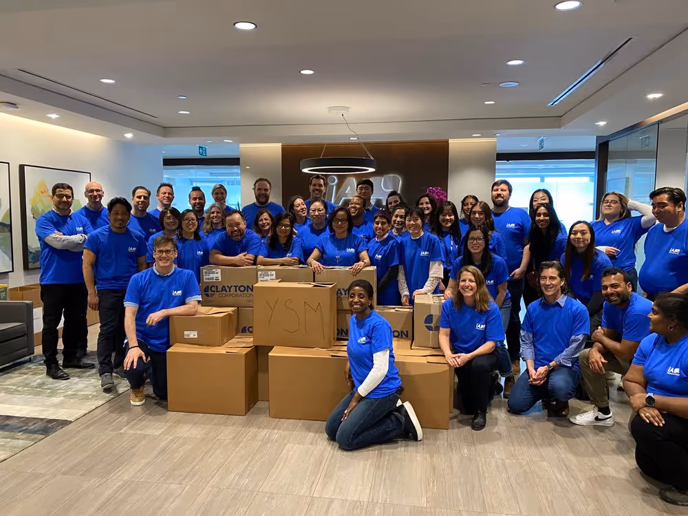 A group of volunteers