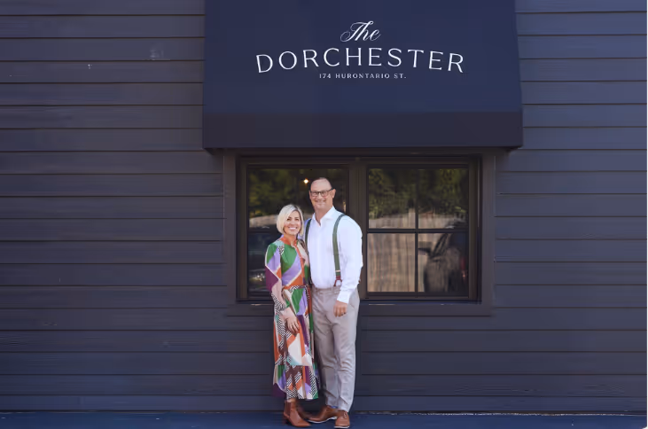 The Owners' Story: Chris and Tammy are the heart and soul behind this beautifully re-modeled hotel