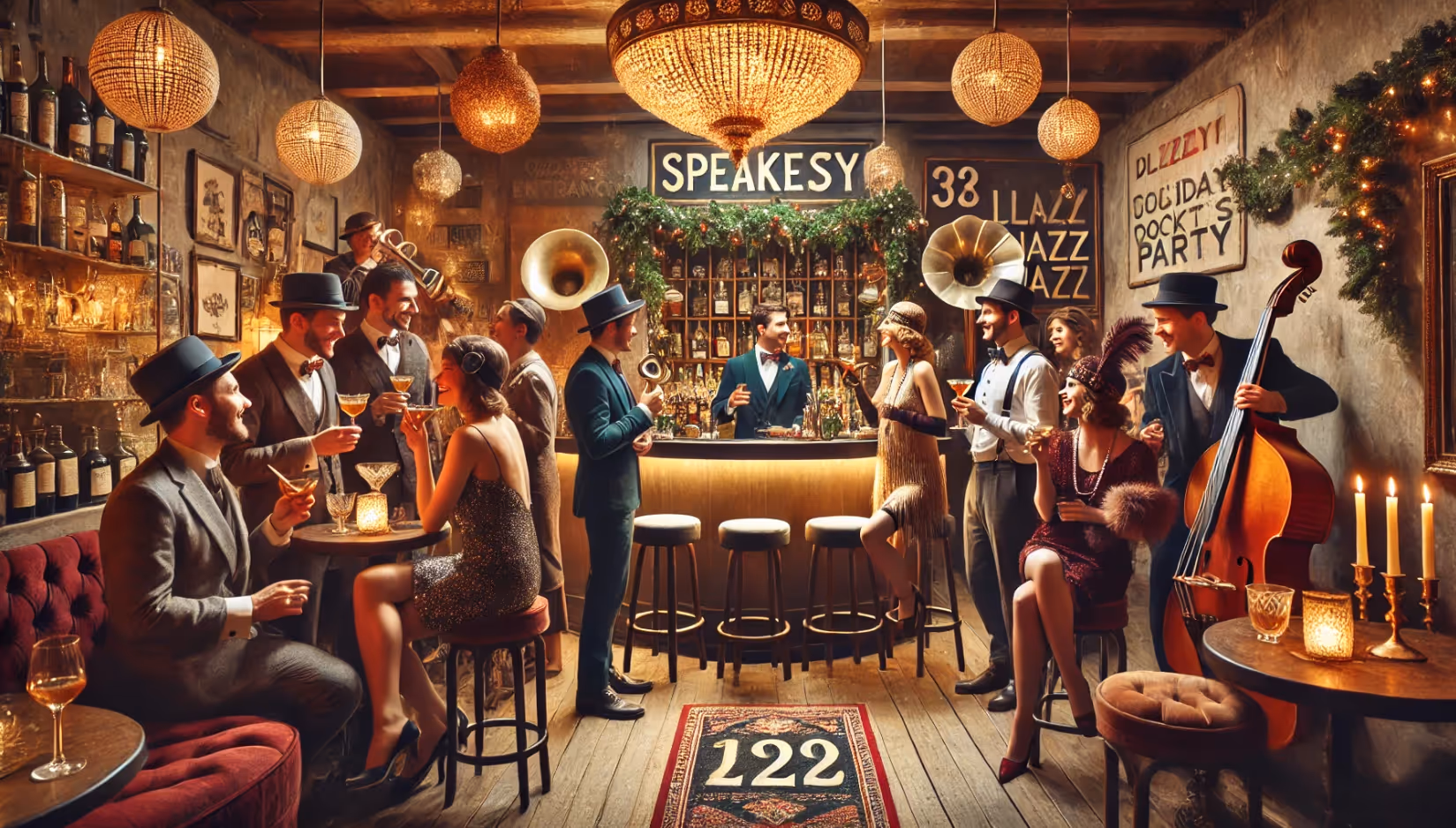 Speakeasy-Style Holiday Party
