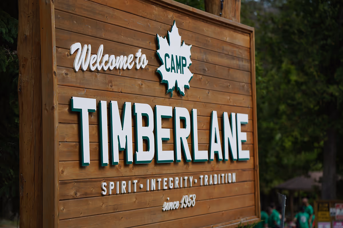 Welcome to camp TIMBERLANE Spirit . integrity . Tradition | since 1958