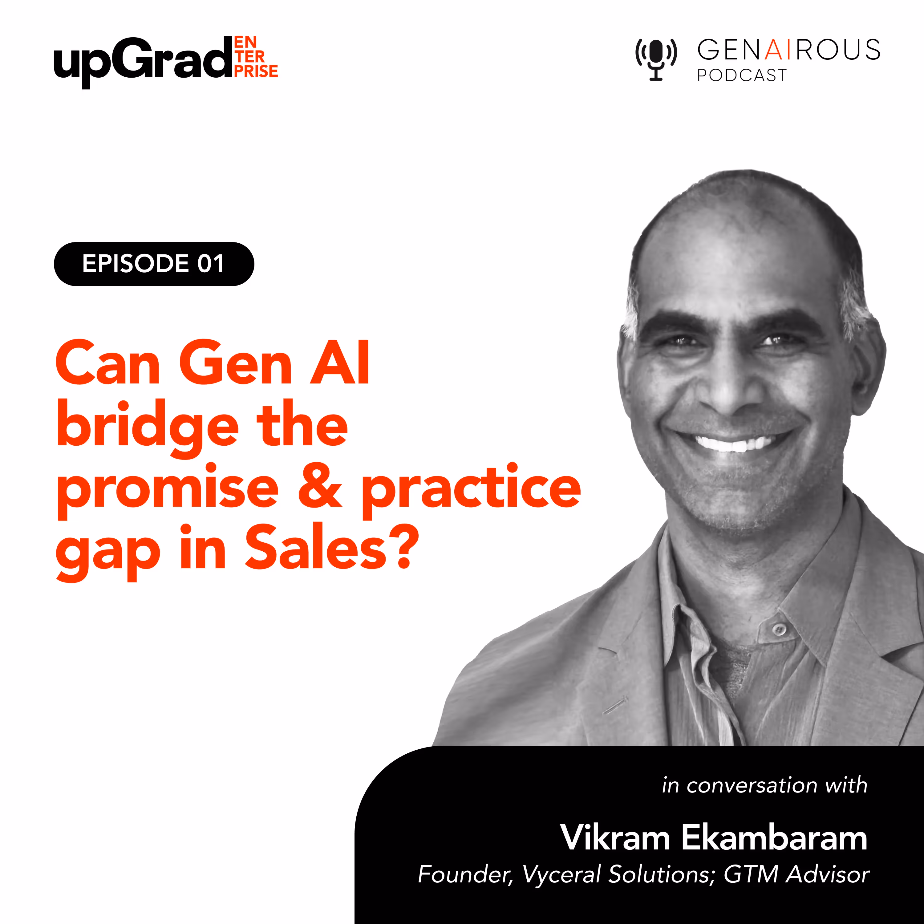 GenAI podcast discussing AI-driven innovation programs for businesses