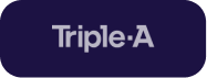 Triple-A brand logo on a dark rounded rectangle background.