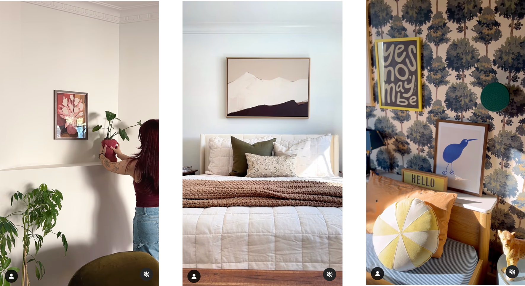 Short form content for selling artwork