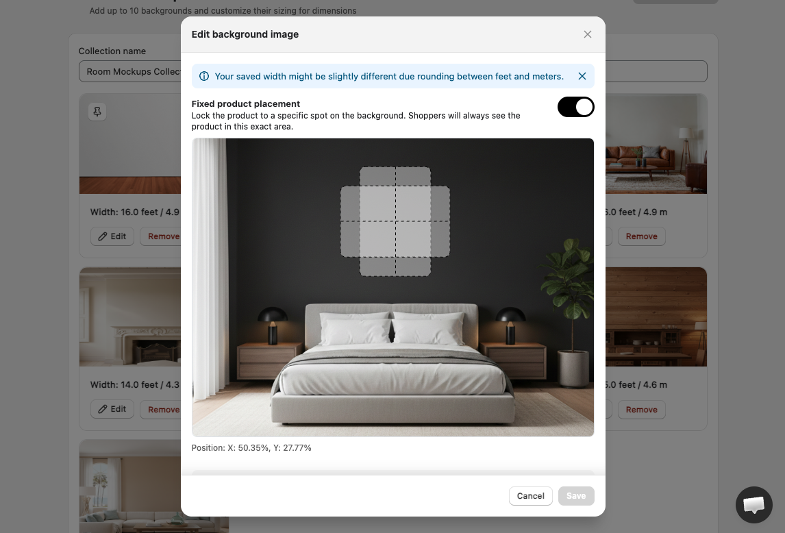 Picture It - Room Mockups Fixed Placement