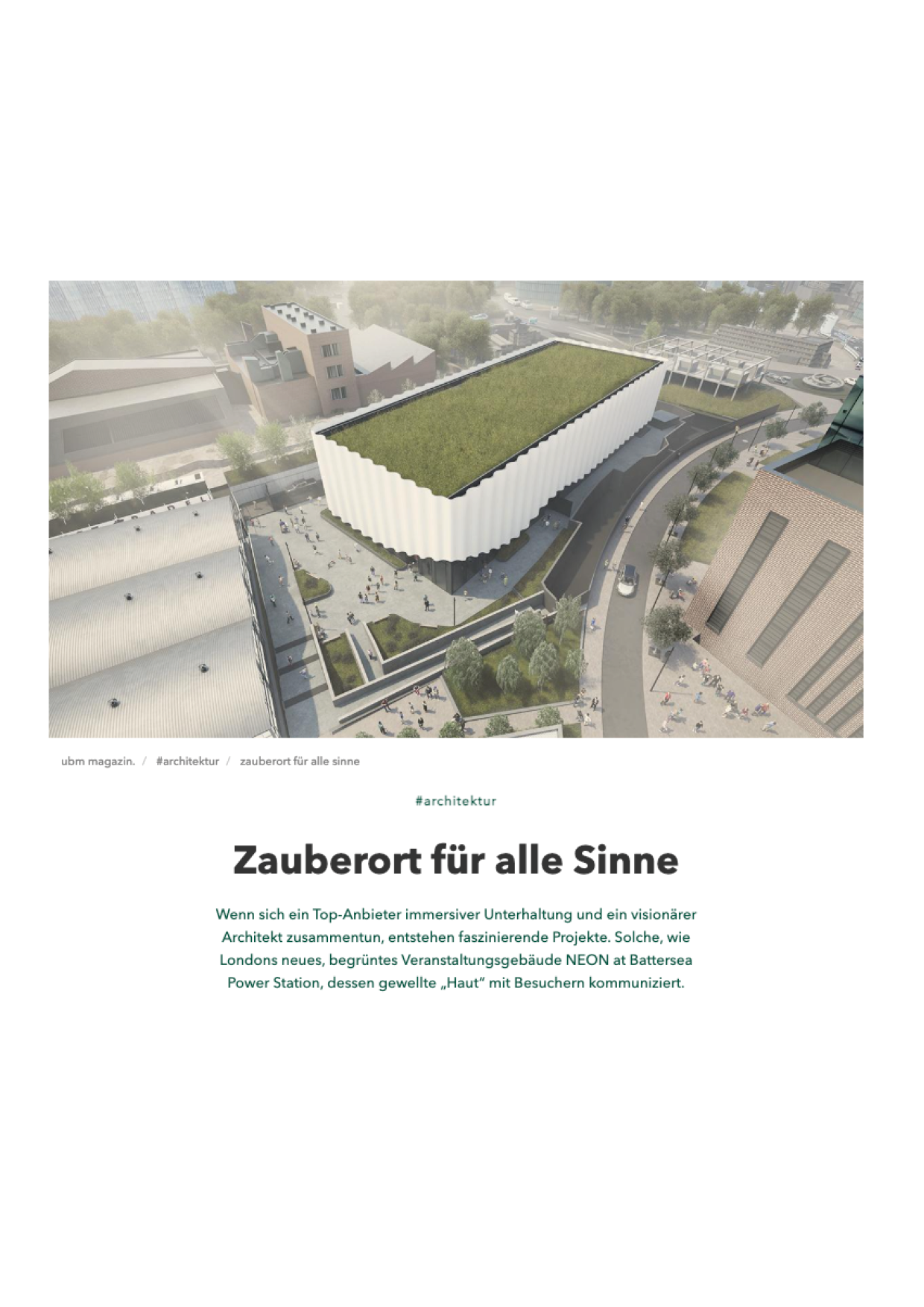 NEON: a magical place for all the senses