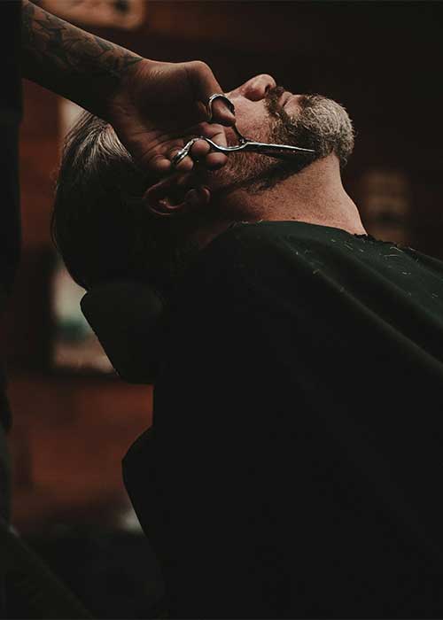 picture of man at a barbershop