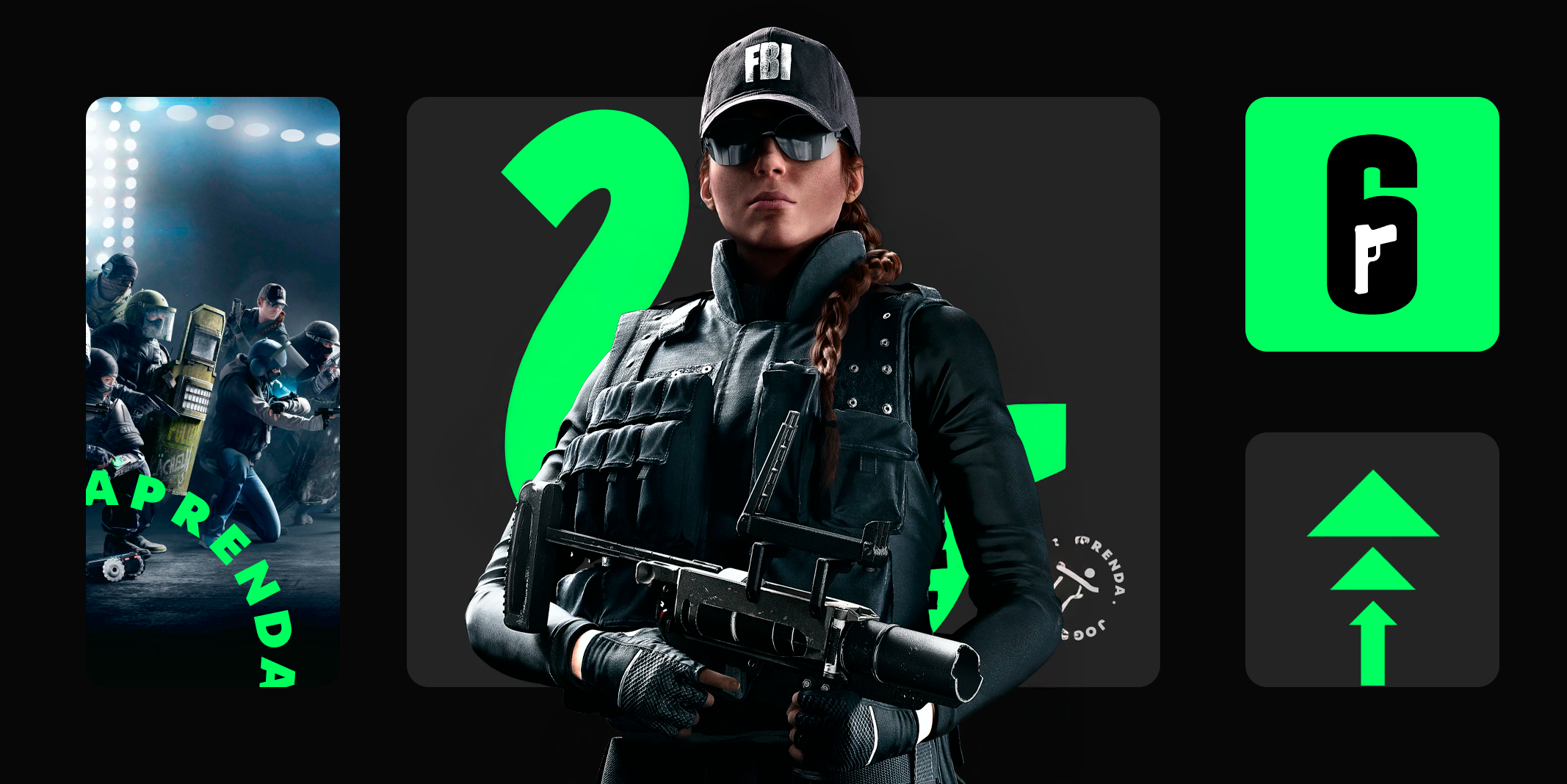 Tudo para evoluir 3x maisrápido no Rainbow 6 em um sólugar